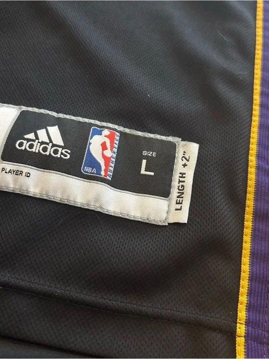 Adidas Lakers Kobe Bryant Hollywood Nights Sleeved Alternate Jersey mens L - Picture 2 of 9